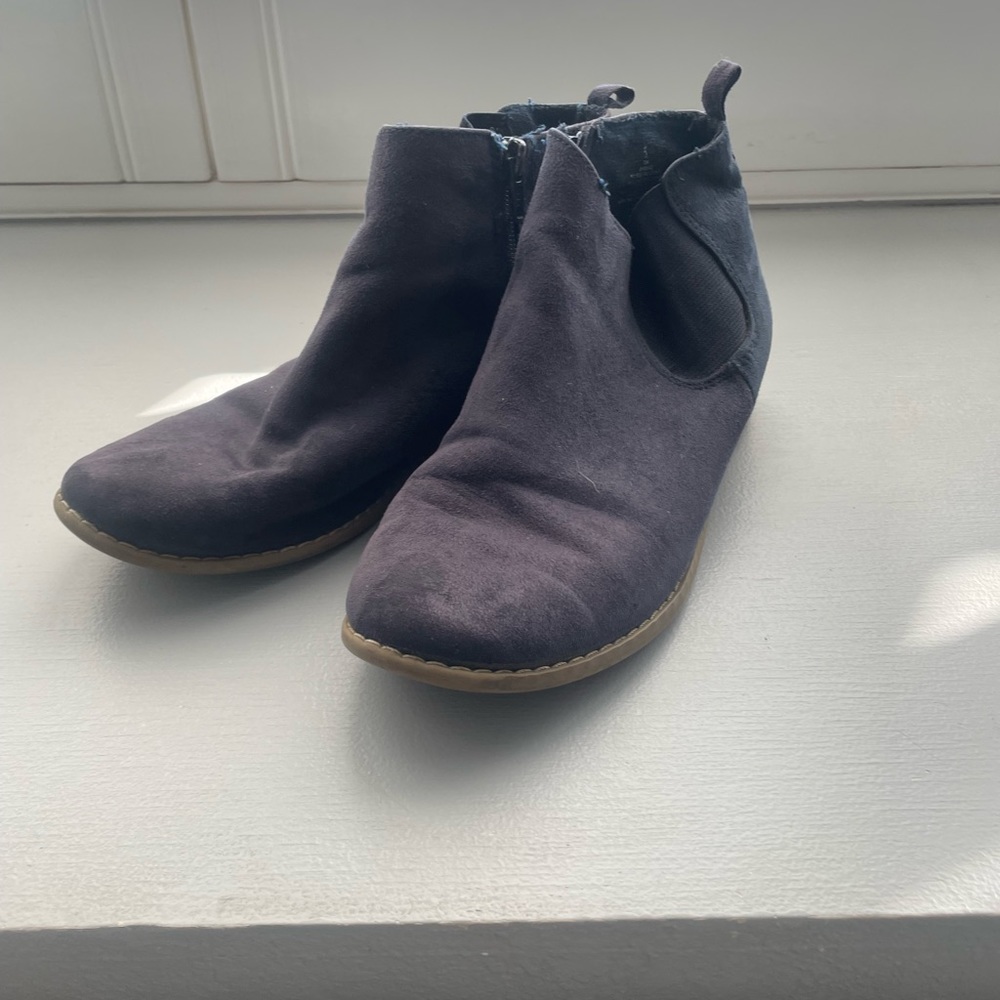 Girls blue booties